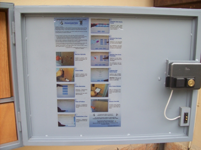 Vezza d'Oglio - box PosHunter aperta